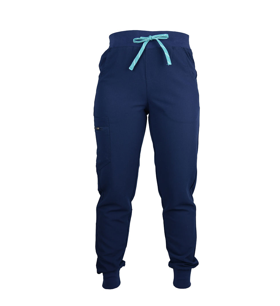 Florence Scrub Jogger Pants Navy Blue