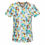 Thumbnail: Kittycat Printed Scrub Top