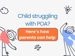 How to help your child improve in POA: What parents can do at home