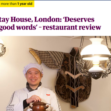 Interior of Bali Satay House Indonesian restaurant in Barnet, North London — featured in Jay Rayner’s Guardian review