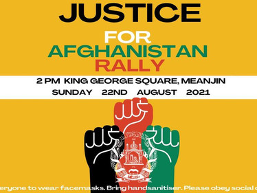 Justice for Afghanistan Rally
