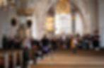 Inspelning i Bälinge kyrka, foto: Alma Hellström