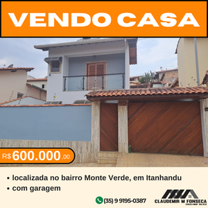 Casa no bairro Monte Verde em Itanhandu/MG
