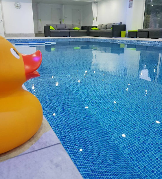 Garry the duck ready to hop right in !