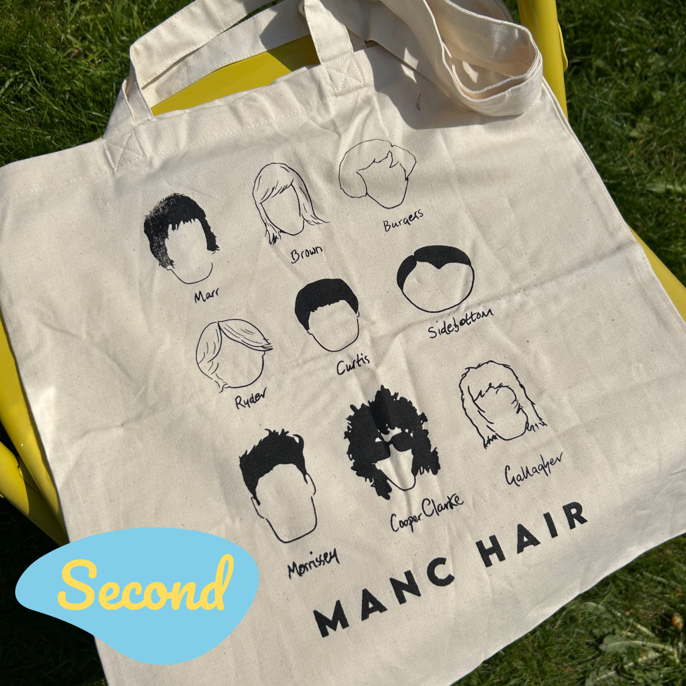Second - Manc Hair tote bag