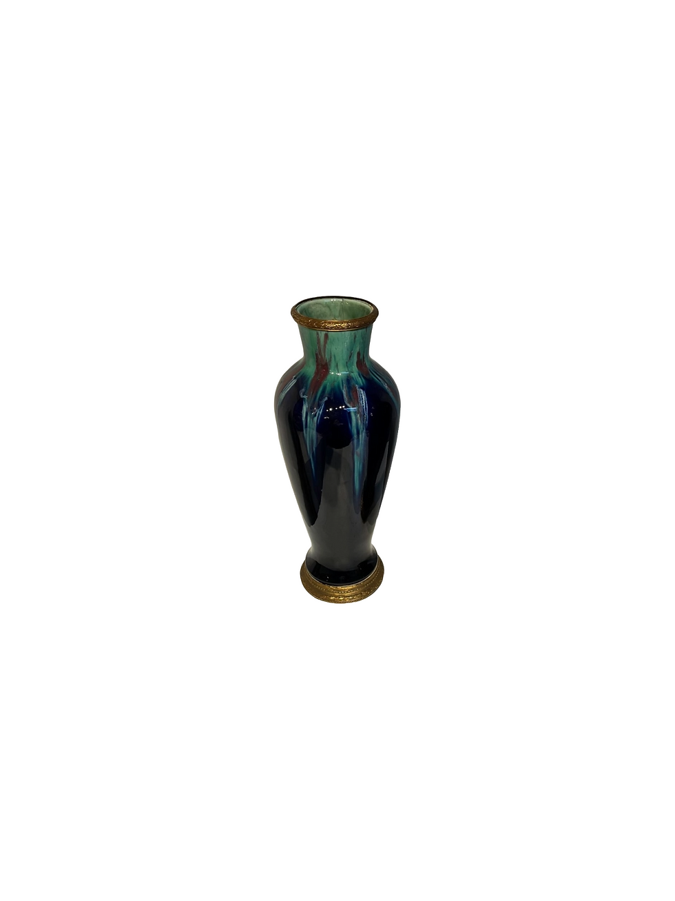 Thumbnail: Serves - a pair of large blue vases
