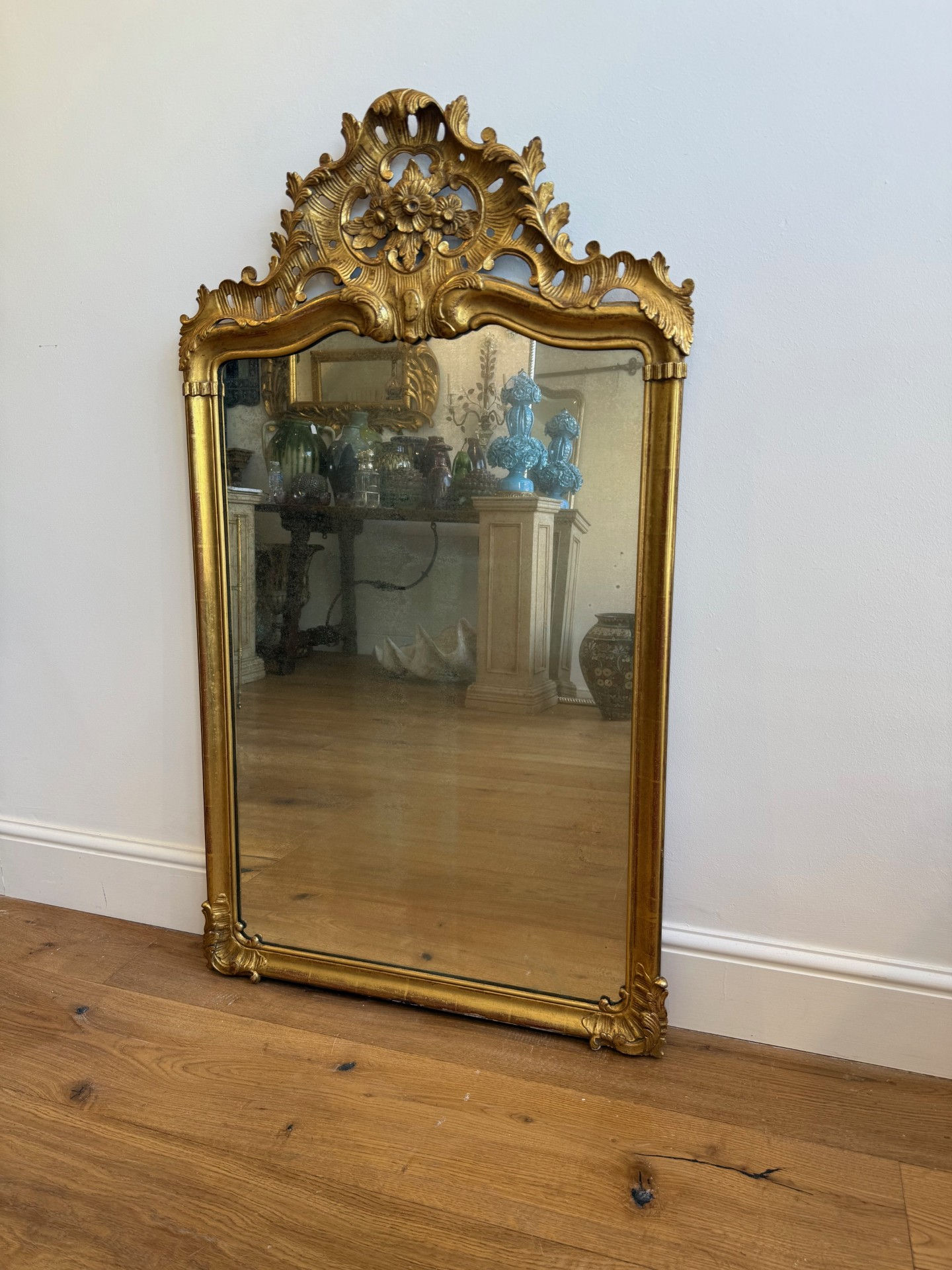 French gilt mirror