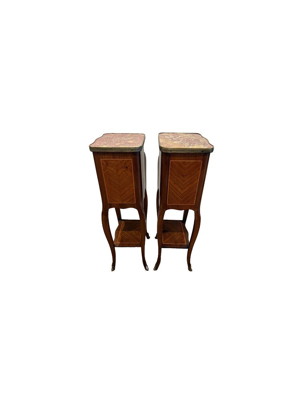 Thumbnail: Pair of French bedside cabinets