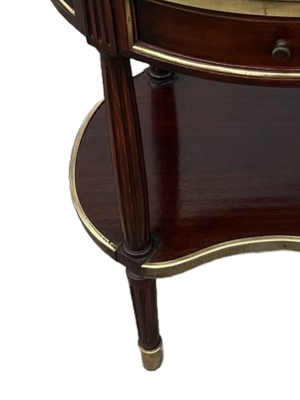 Thumbnail: Pair of Louis XVI style bedside cabinets / side tables