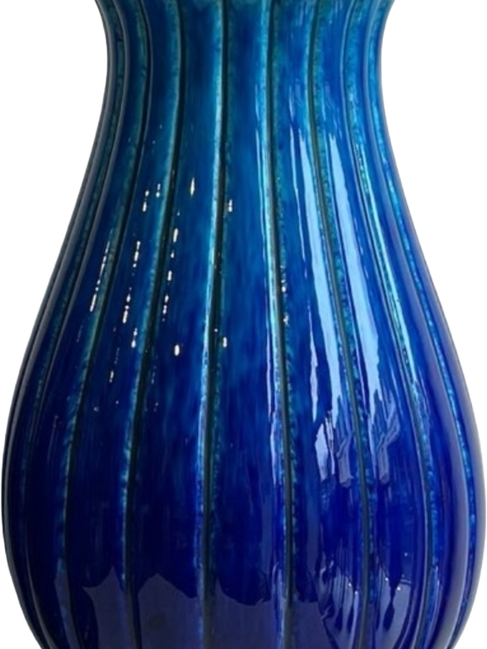 Thumbnail: Pair of blue Sevres Vases attributed to Paul Milet