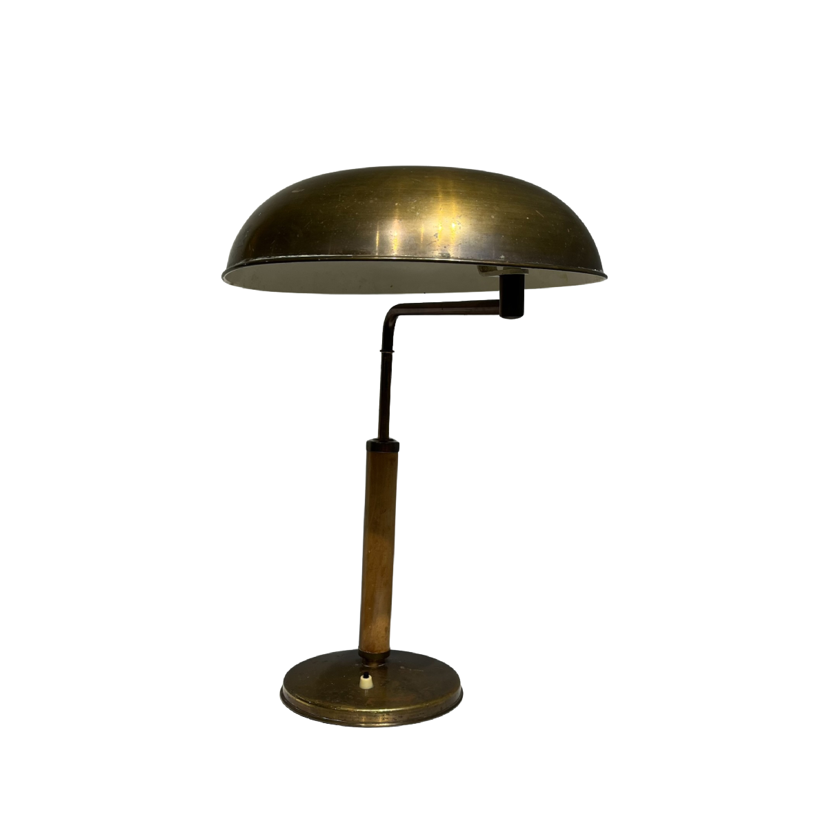 Mid-century brass desk lamp