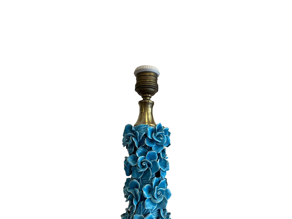 Thumbnail: Spanish pottery flower lamps