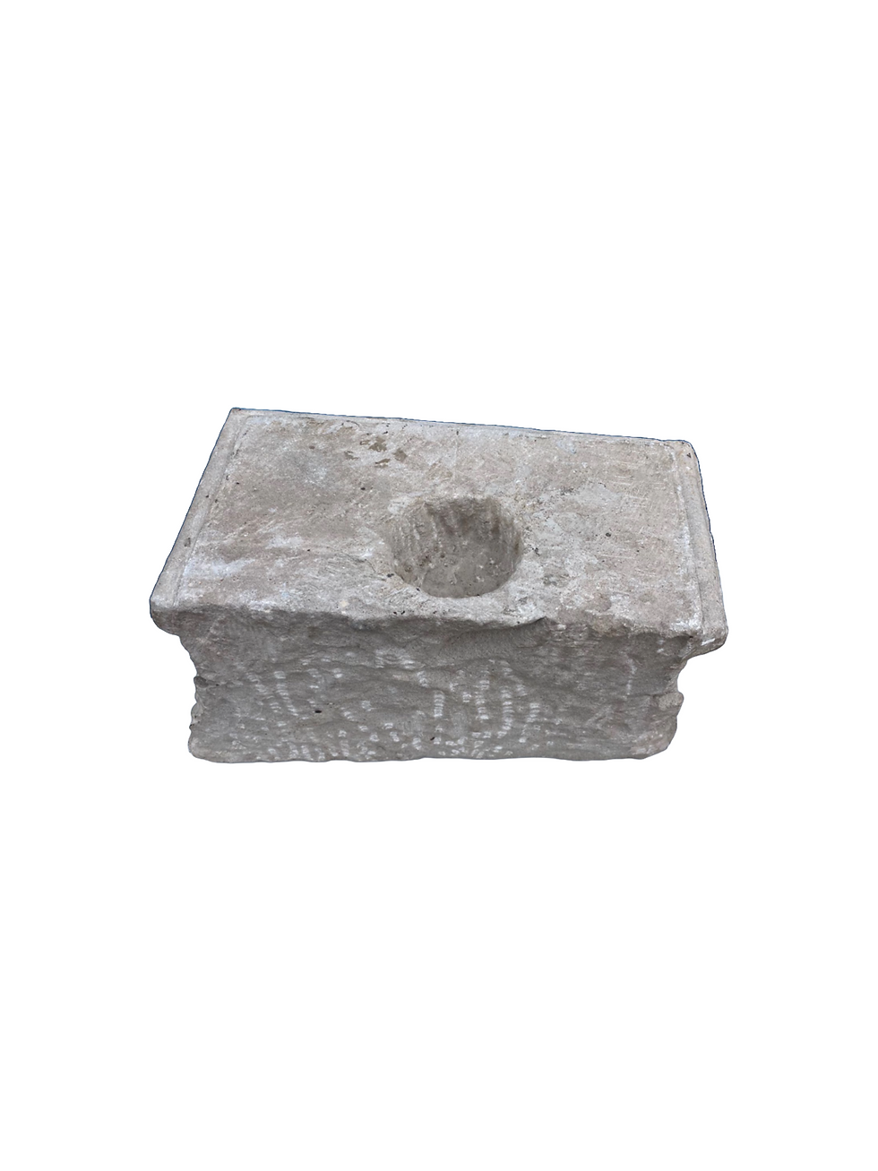 Thumbnail: Pair of antique carved stone capitals