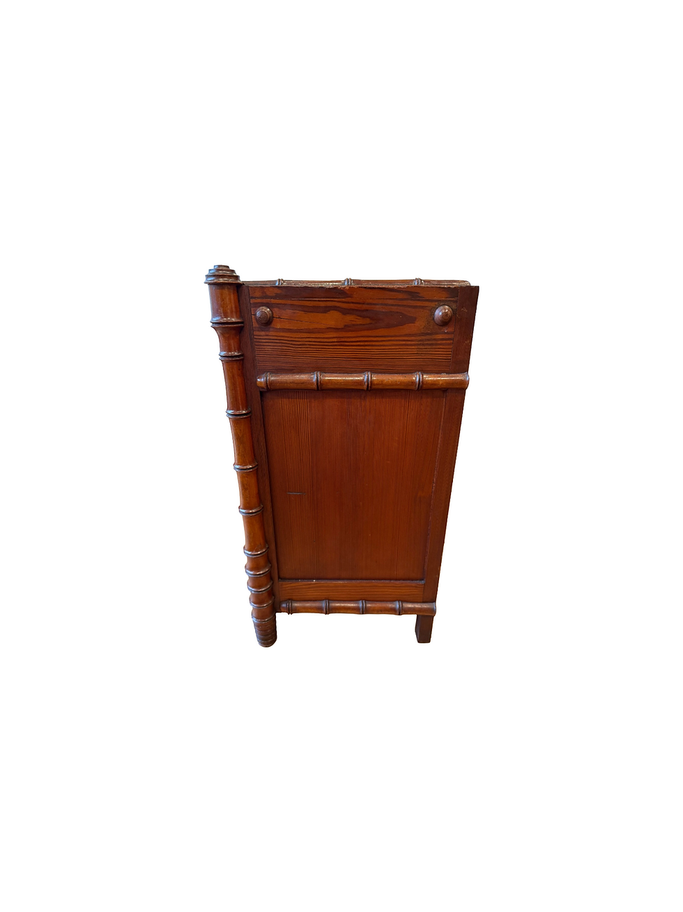 Thumbnail: French 19th century faux bamboo chest of drawers