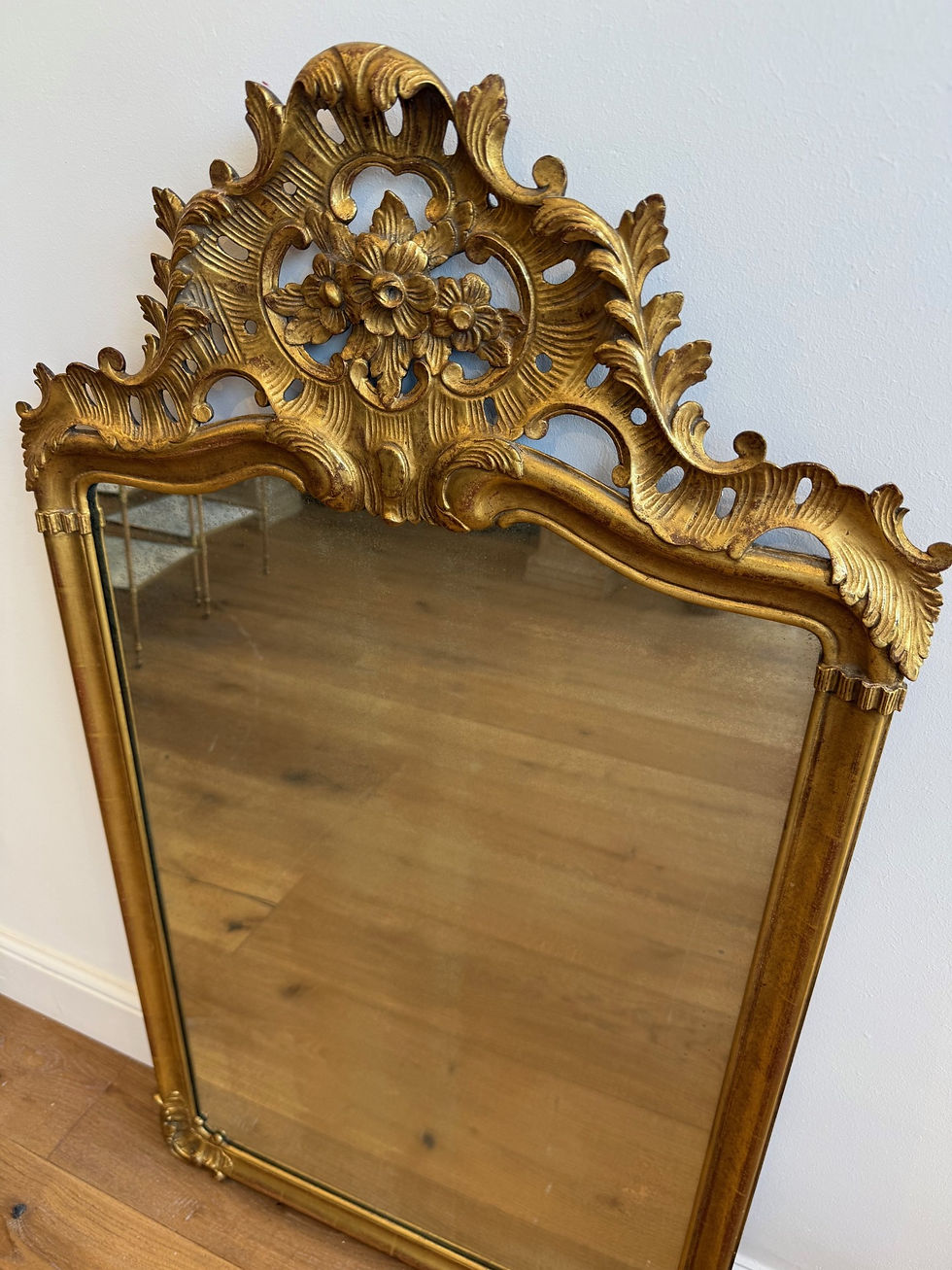 Thumbnail: French gilt mirror