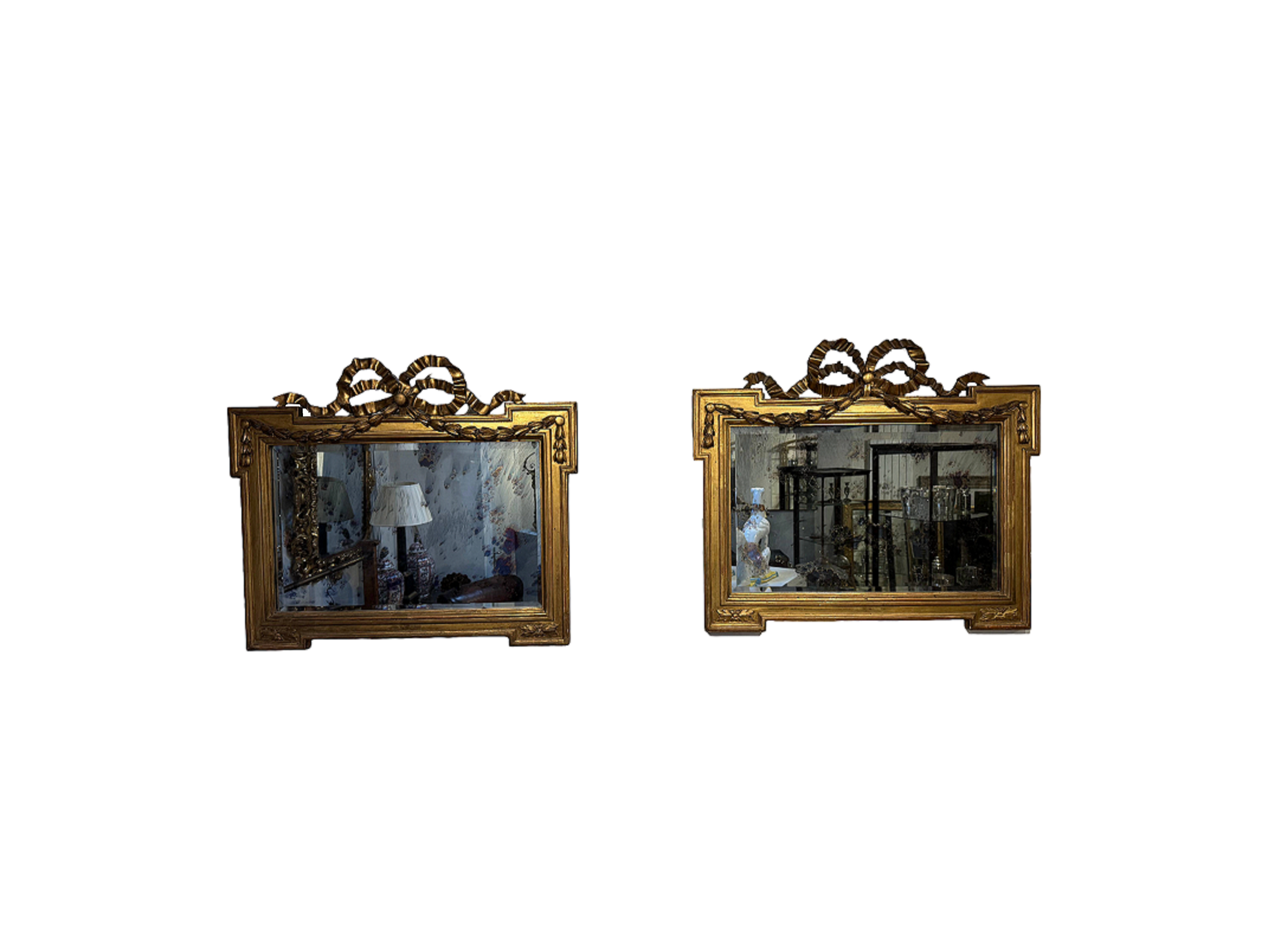French 19th century mirrors