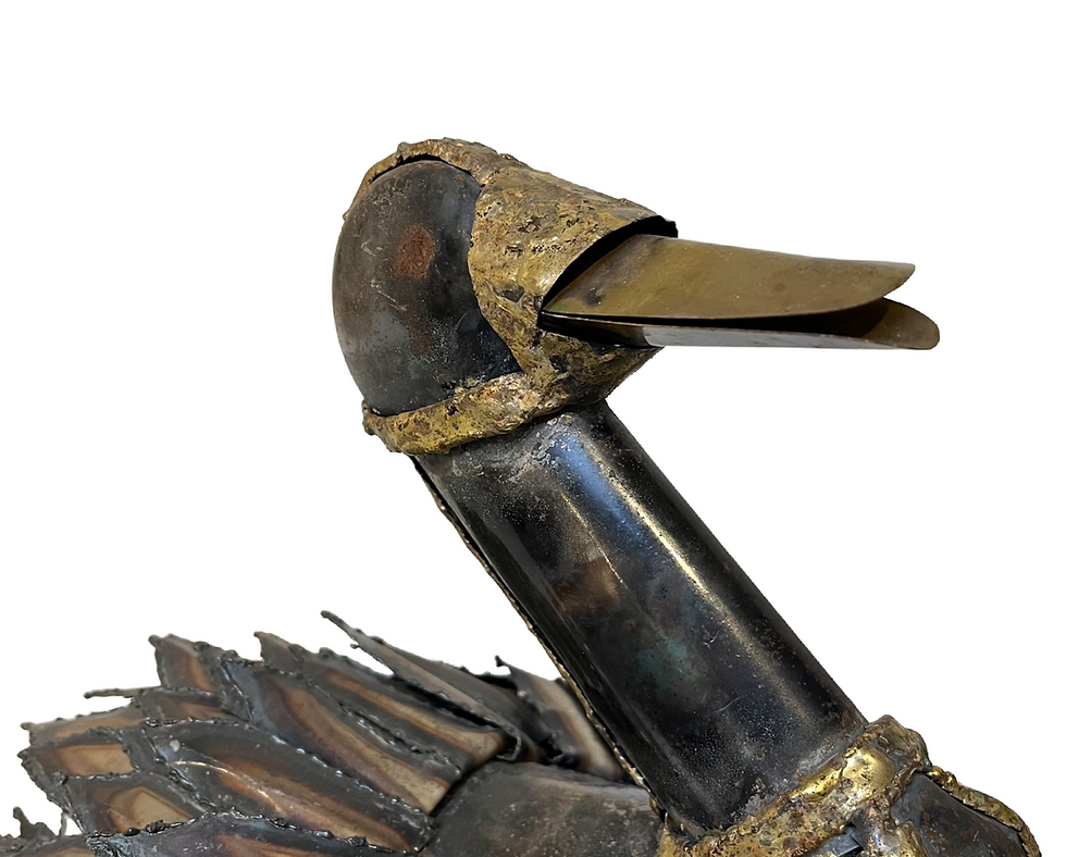 Thumbnail: Mid-century sculpture of a duck