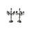 Thumbnail: Pair of French silver plated bronze candelabra