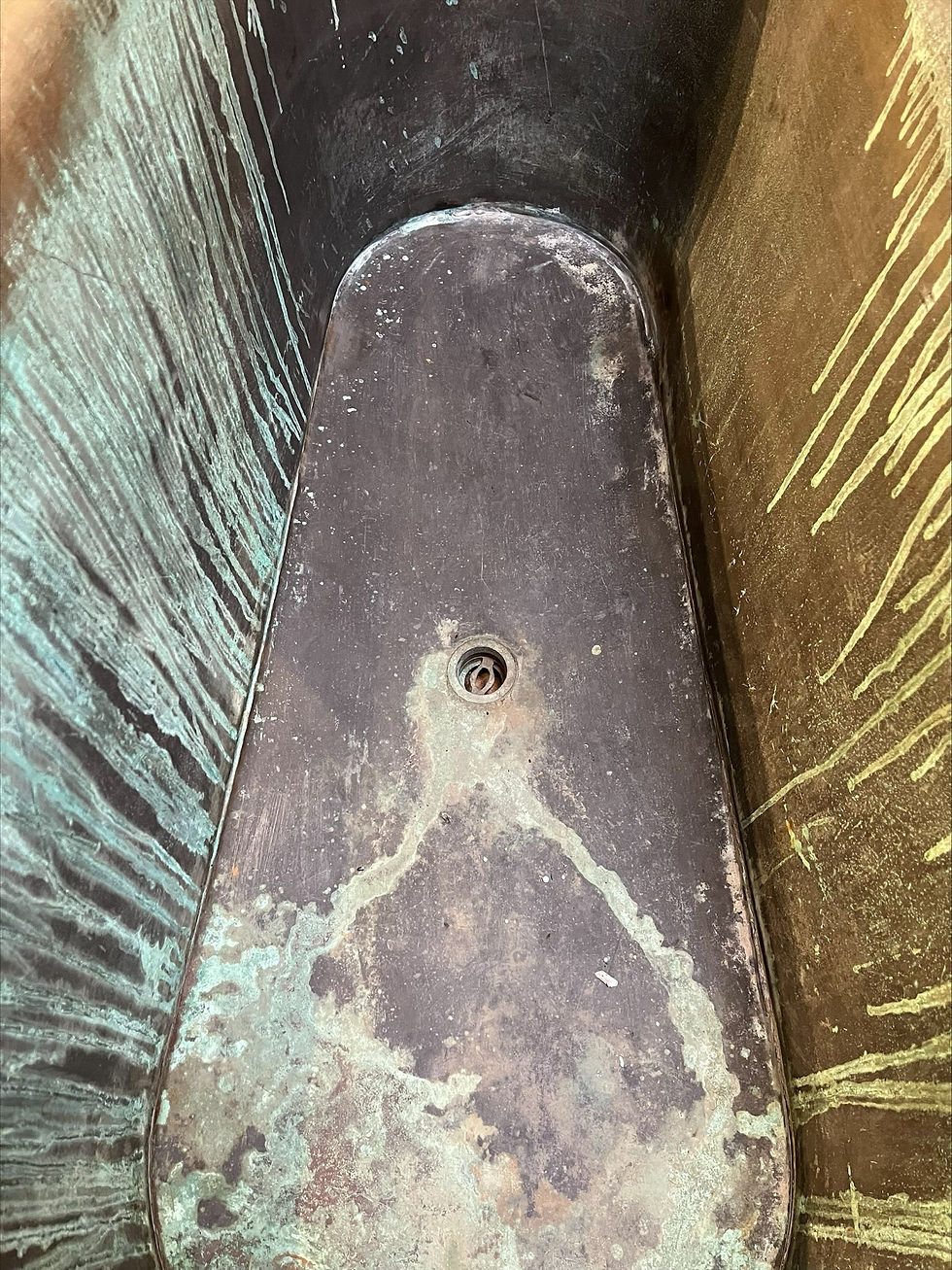 Thumbnail: French antique copper bath
