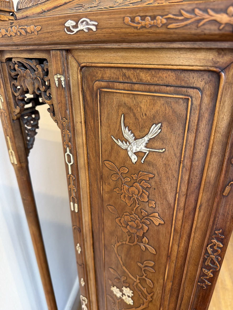 Thumbnail: Antique Chinese pagoda display cabinet