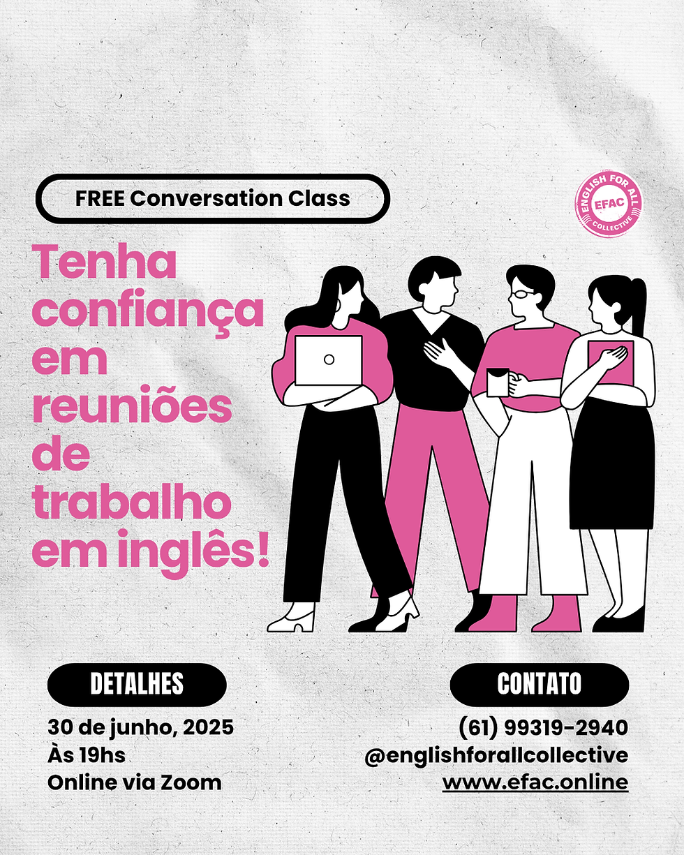 Aula de conversação online gratuita: Tenha confiança em reuniões de trabalho em inglês