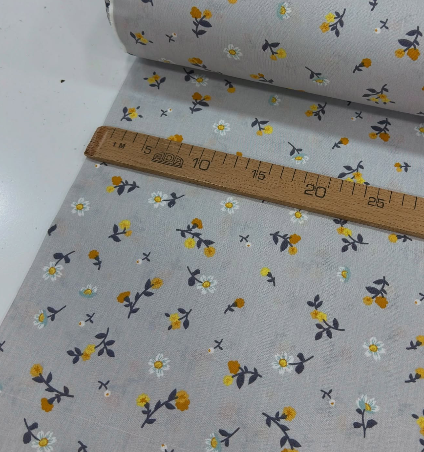 Desenli Poplin Kumaş