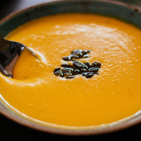 Pompoenfeest in een Kom: Pompoensoep Delight