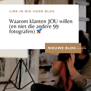 Waarom klanten JOU willen (en niet die andere 99 fotografen) 🚀