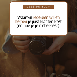 Waarom iedereen willen helpen je juist klanten kost (en hoe je je niche kiest) 🎯