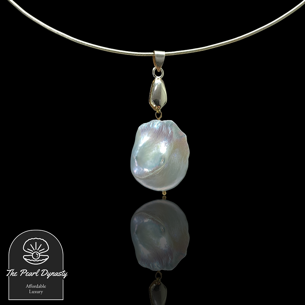 Thumbnail: Elista Natural Pearl Pendant