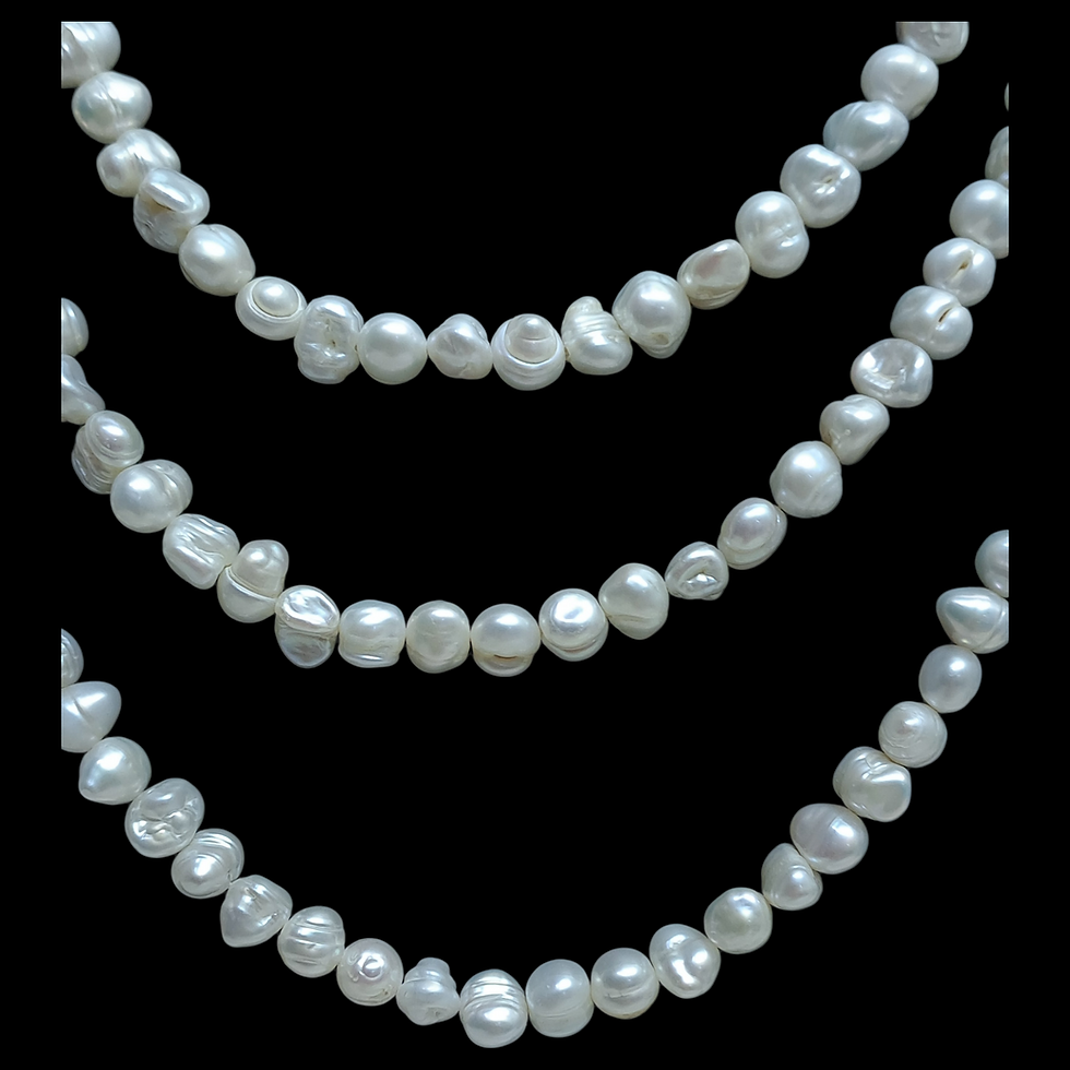 Thumbnail: Ellora Natural Pearl Necklace