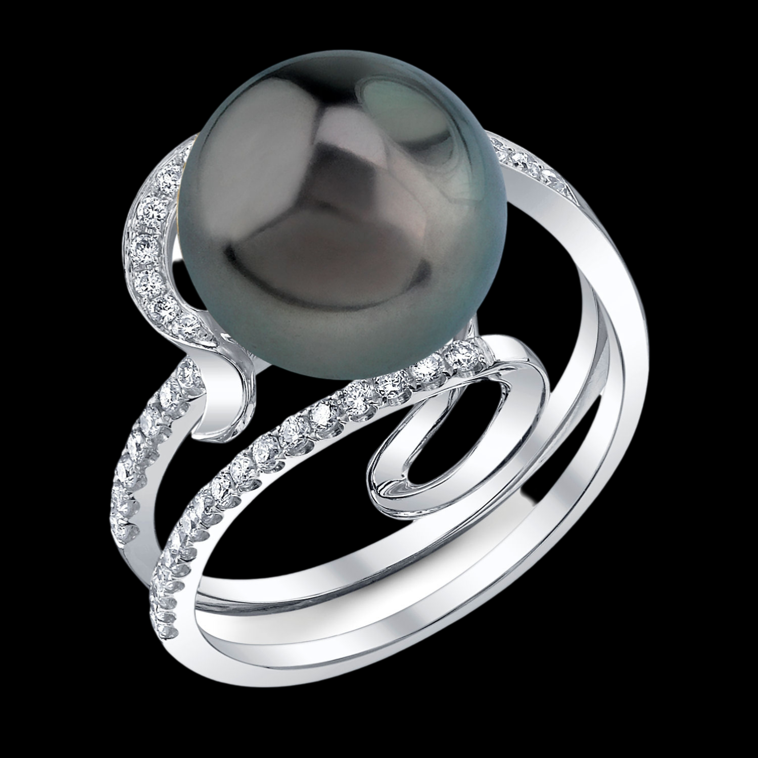 Tranquility Tahitian Pearl Ring