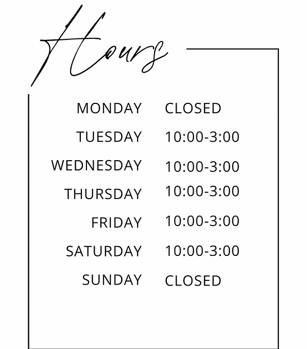Simple Minimalist Business Aesthetic Store Opening Hours Poster.png
