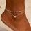 Thumbnail: Simple Heart Anklet Ankle Bracelet