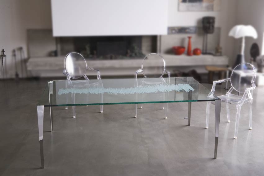 Meuble en verre | sur mesure