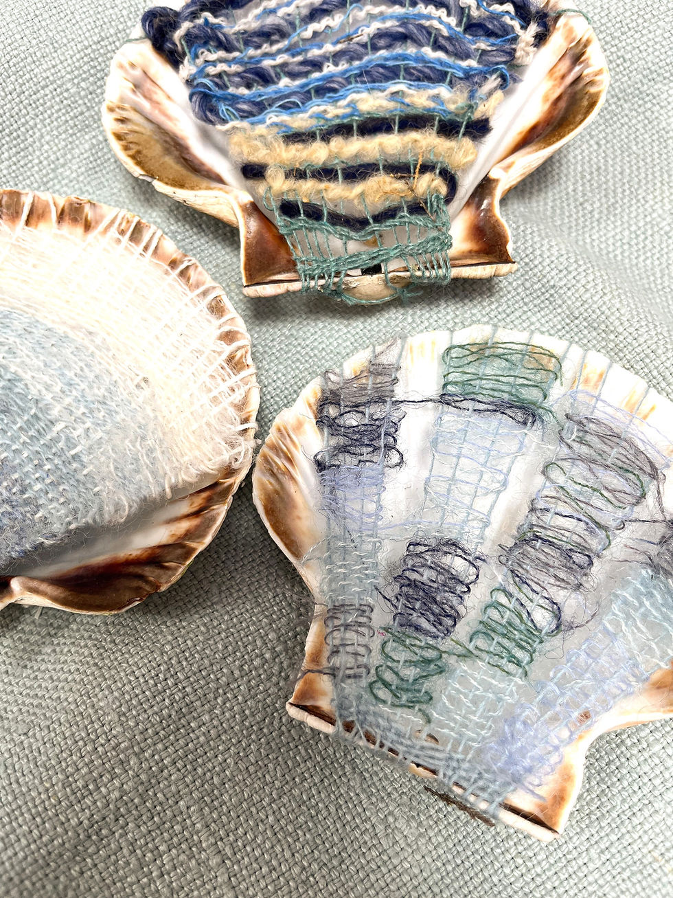 Thumbnail: example of weaving with natural materials