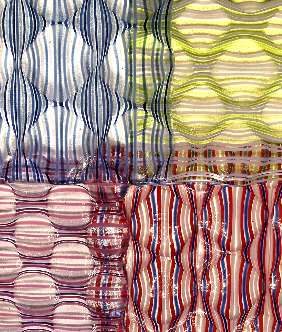 Thumbnail: example of glass fusing by Shirley Eccles