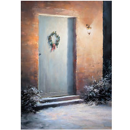 A Winter Welcome in Soft Pastels