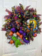 Thumbnail: Halloween Welcome wreath fall wreath spooky wreath