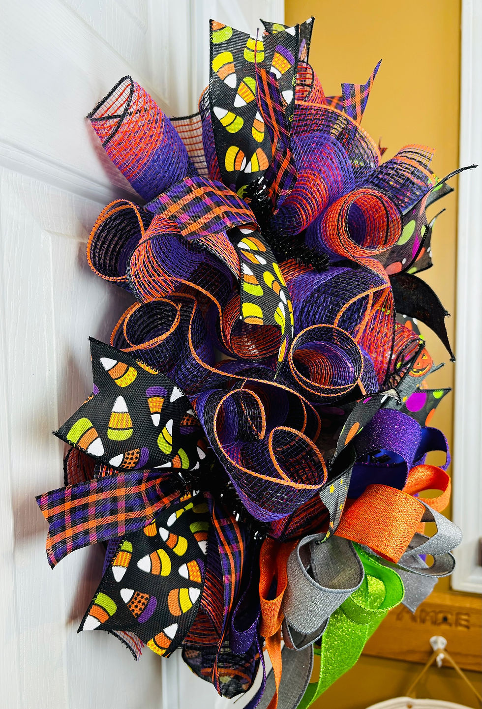 Thumbnail: Halloween Welcome wreath fall wreath spooky wreath