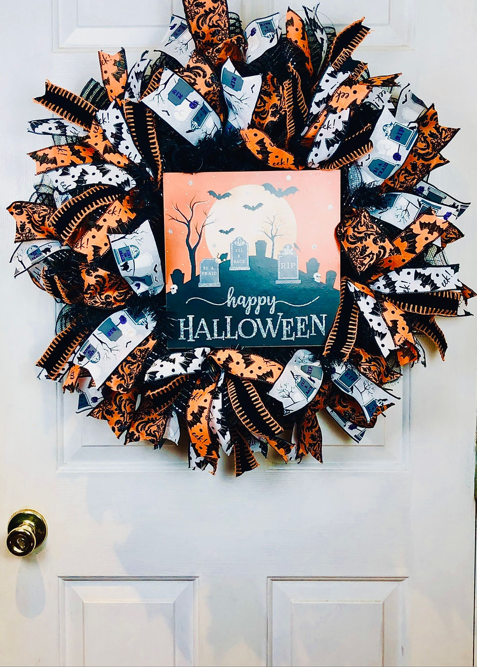 Thumbnail: Halloween spooky wreath 