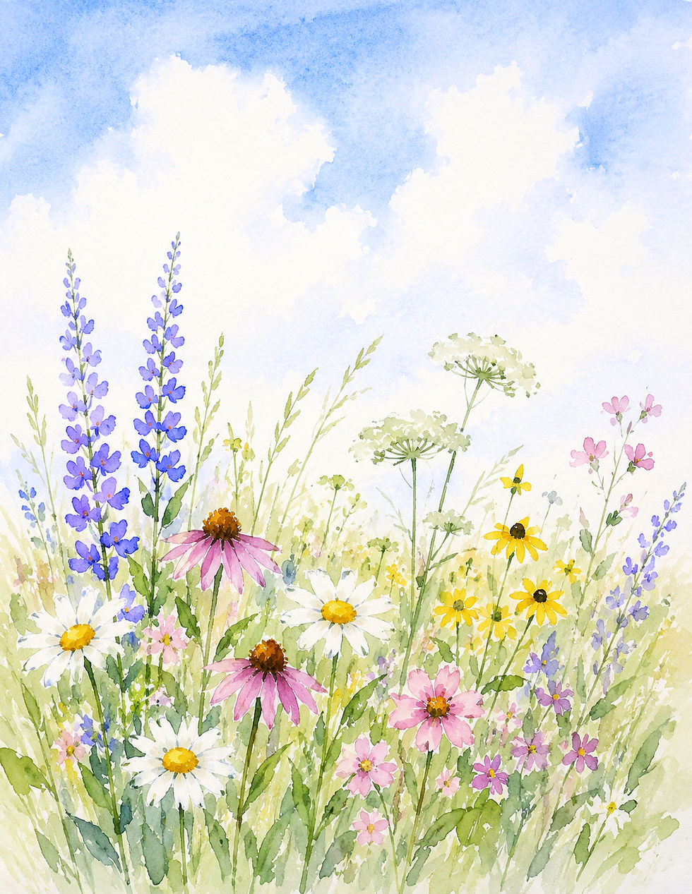 Summer Meadow Watercolor Workshop