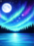 Aurora Love: Polar Night Painting Class