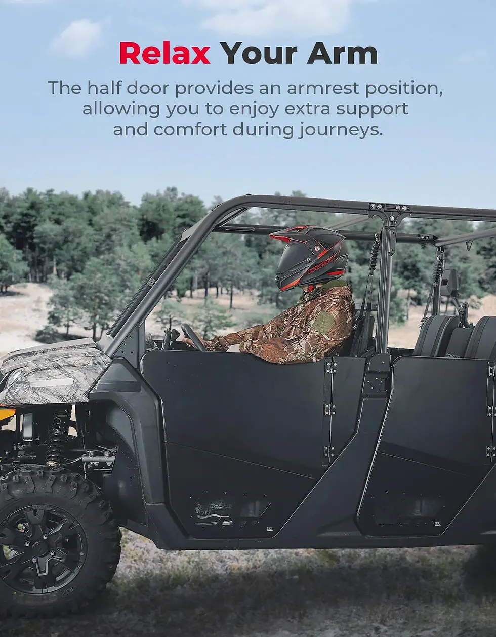 Thumbnail: Aluminum 4pcs Half Doors for CFMOTO Uforce 1000XL