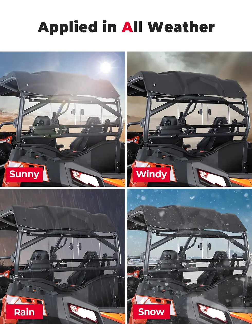 Thumbnail: 2-IN-1 Rear Windshield ZForce 800EX/500EX/1000