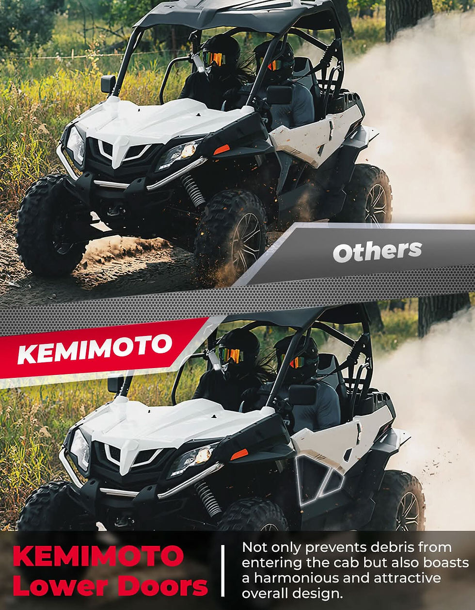 Thumbnail: Lower Doors Inserts for CFMOTO ZForce 500/800/1000
