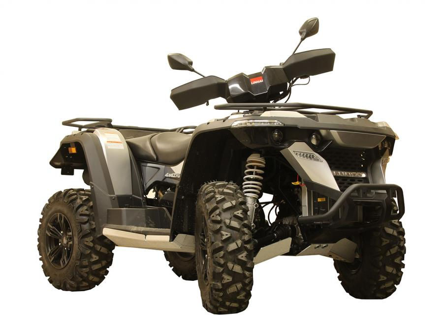 Thumbnail: Skid plate full set (aluminium) Linhai M550L EPS   Code: 02.25500