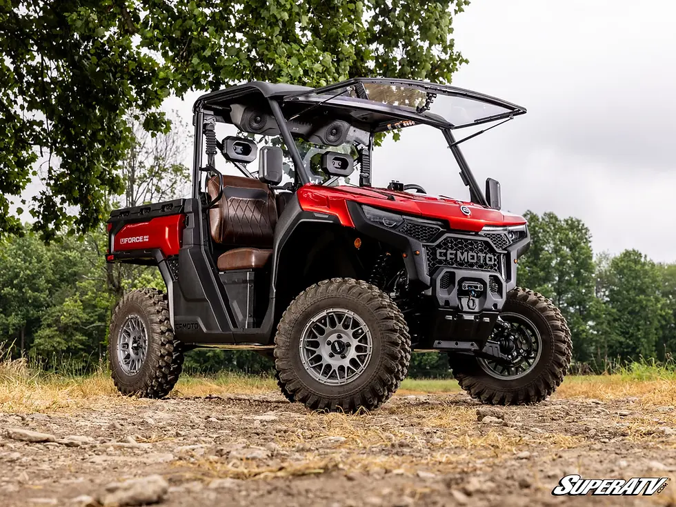 Thumbnail: CFMOTO UForce U10 Pro Scratch-Resistant Flip Windshield