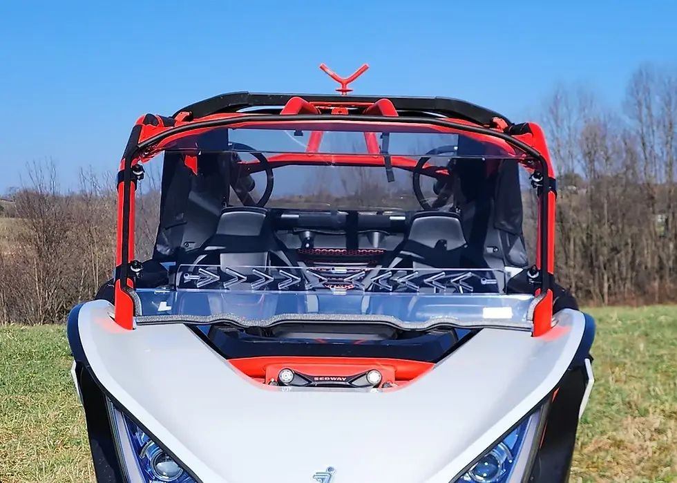 Thumbnail: Segway Villain - 1 Pc Scratch-Resistant Windshield with Clamp & Vent Options