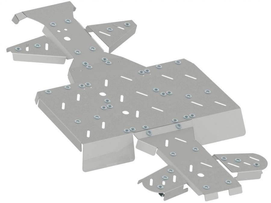 Thumbnail: Skid plate full set (aluminium) AODES  800 ASSAILANT ZEUS   Code: 02.21800
